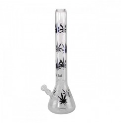 Black Leaf Old School Ice Bong black